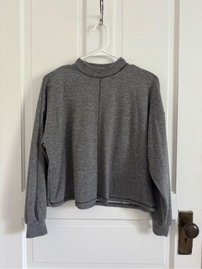 URBAN Romantics Gray Mockneck Pullover